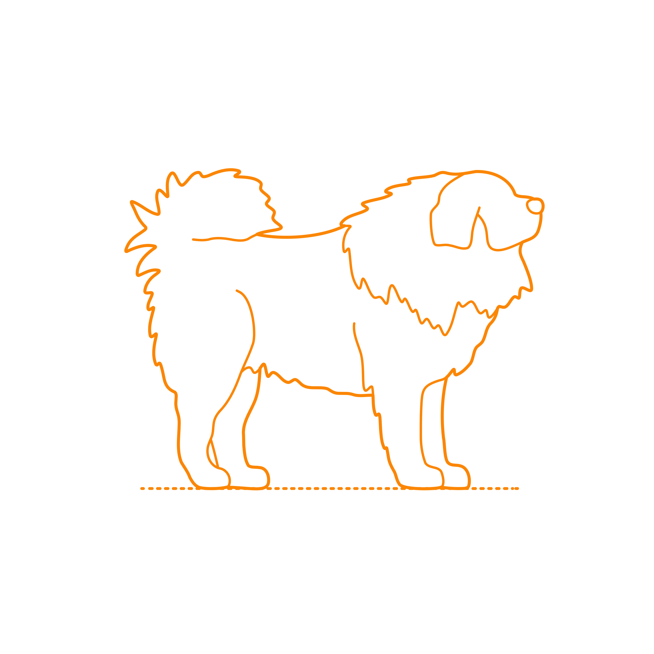 Animals Dogs Tibetan Mastiff Svg Line Art Free Vectors